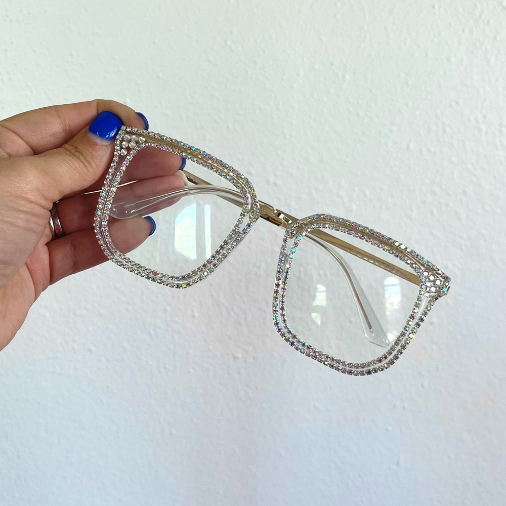 Rhinestone Eyeglasses